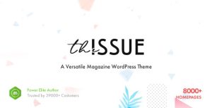 the issue versatile magazine wordpress theme design - codemily